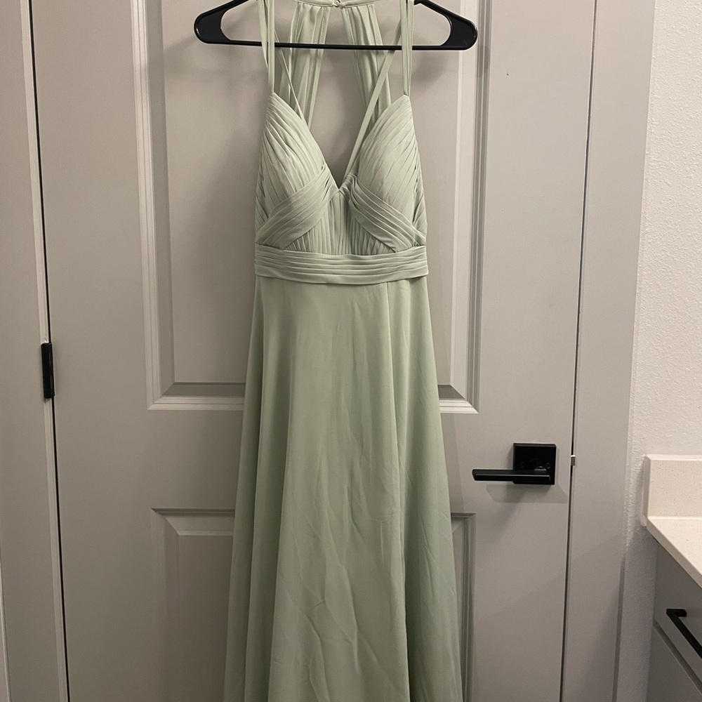 Brand new azazie bridesmaid dress style: Aubrey color: dusty sage